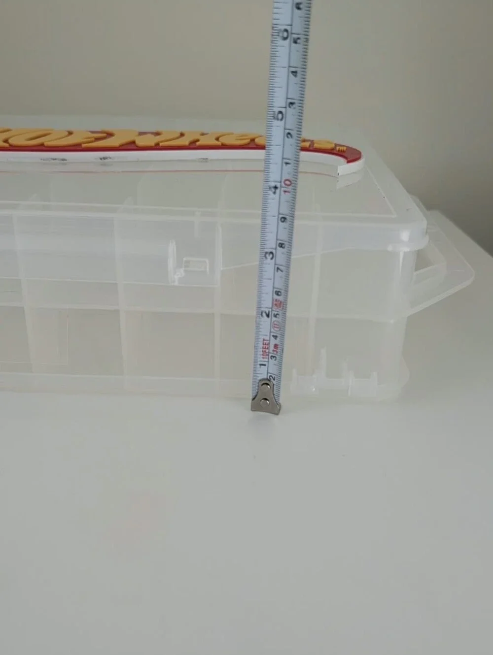 Clear Storage Case with Custom 3D-Printed Hot Wheels Emblem